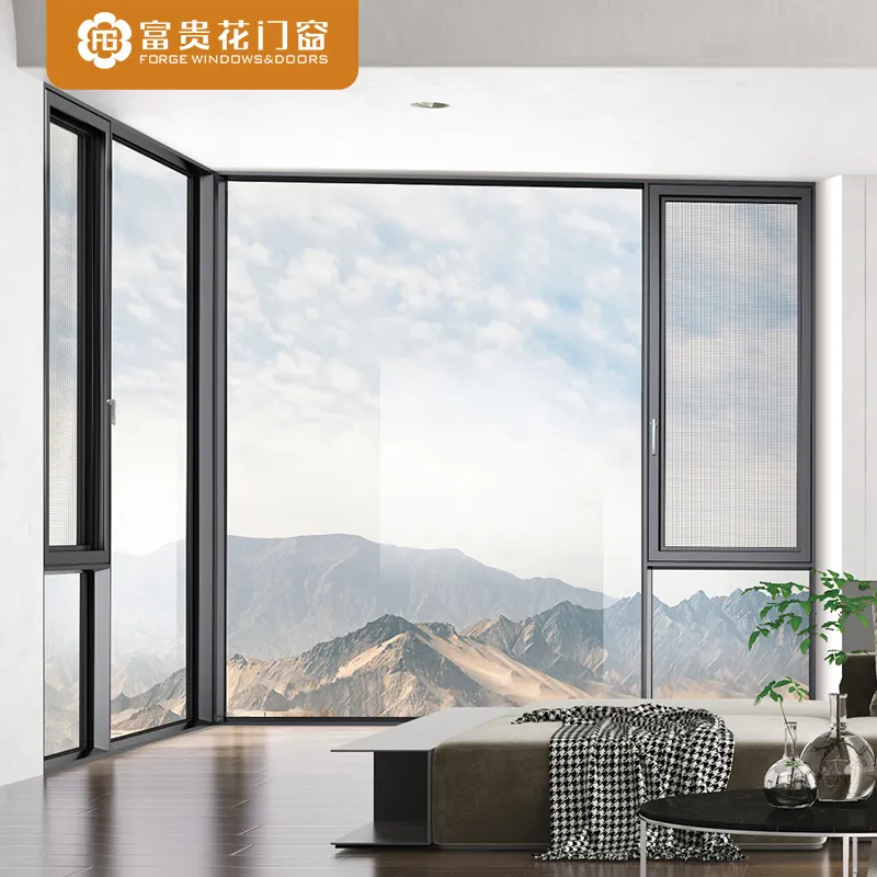 z126xs-pro Outward-opening window screen integrated